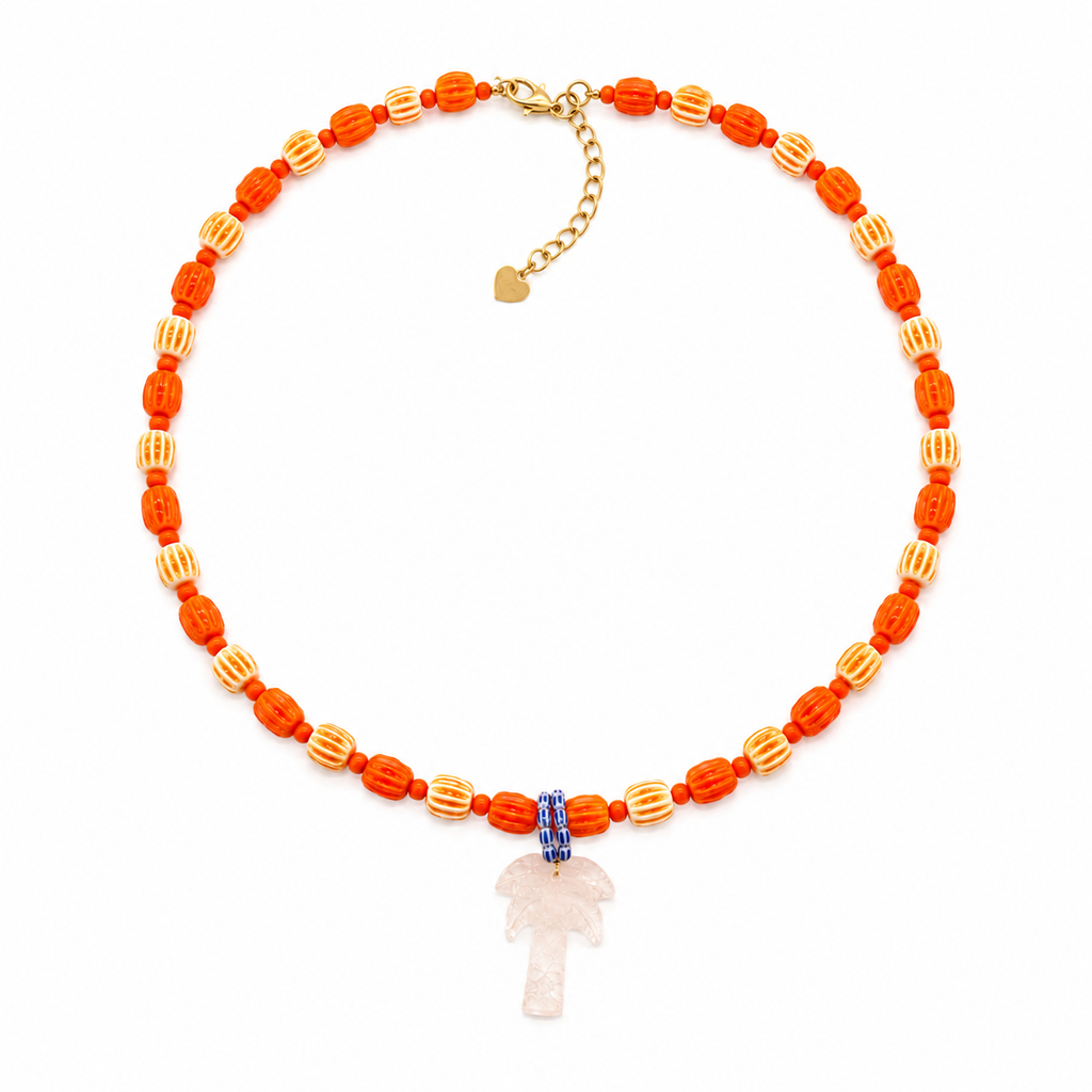 NECKLACE GOLDEN PALM