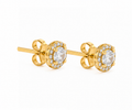 EARRINGS HALO LIGHT