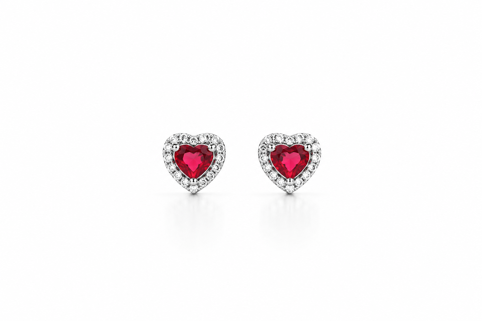 EARRINGS CRIMSON HEART
